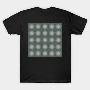 Celestial Mezzotint Intaglio Kaleidoscope pattern 16 T-Shirt